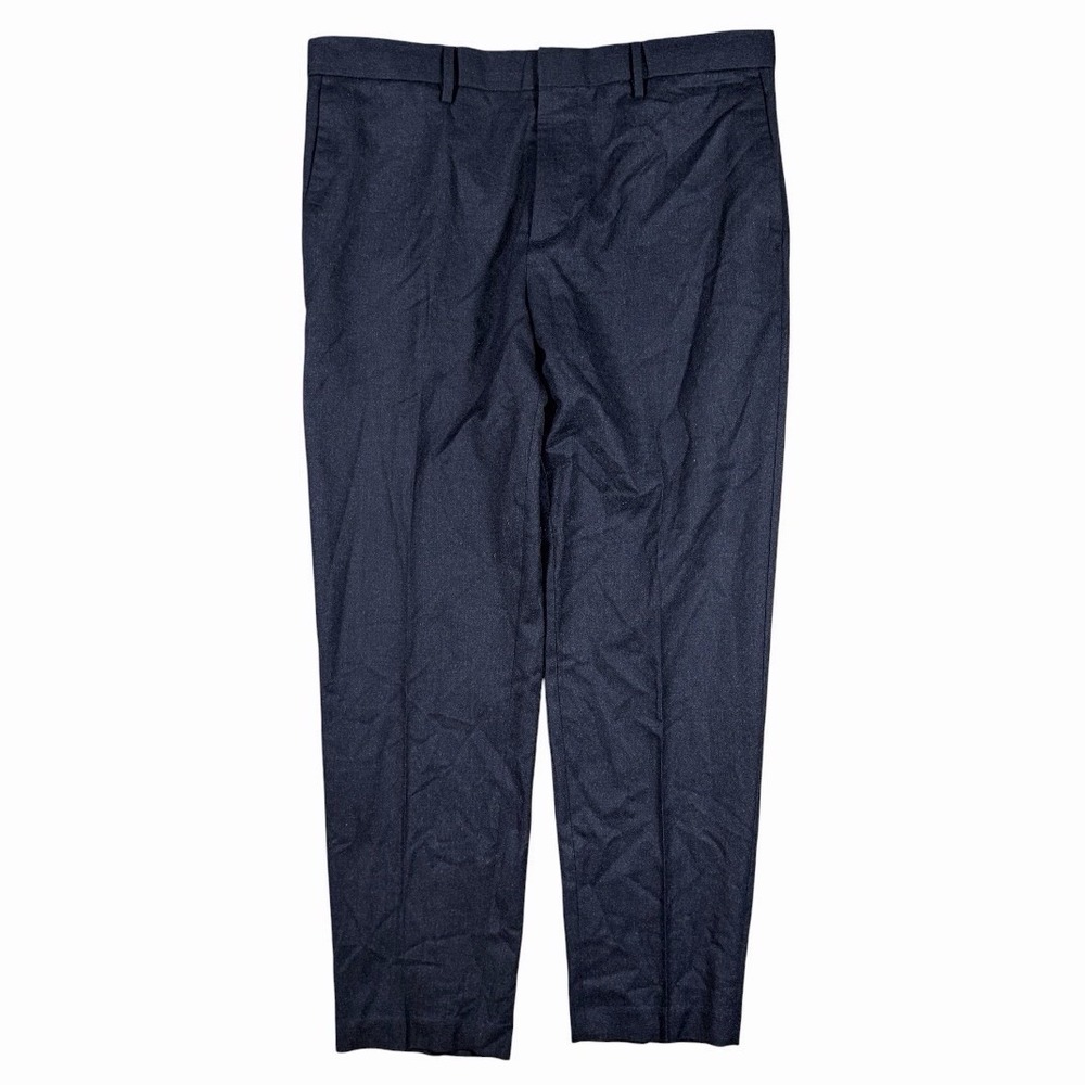Banana Republic Vitale Barberis Canonico Wool Flannel Tapered Pants Sz 35x30(29)
